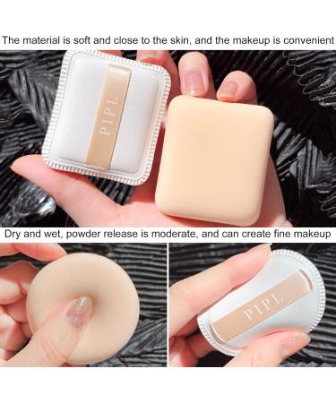3Pcs Triangle Powder Puff Super Soft Breathable Dry Wet Dual Use Powder Puffs for Face Powder Make Up Sponge 3pcs - Buy Online on GoSupps.com