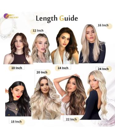 Moresoo Invisible Tape-In Extensions - Real Hair Light Brown 40 cm | Chestnut Brown & Gold Blonde Tape Adhesive Extensions - 10 Pieces #8/22 - Buy Online on GoSupps.com