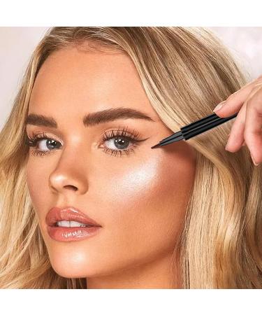 Waterproof Eyeliner | Longwearing Eye Pencil - Ultra Fine Tip No-Skip Liquid Eye Liners For Women Waterproof Long Lasting Quick Dry Eyeliner For Eye & Lip Liner Aezon Eyeliner Coffee Color 1g - Buy Online on GoSupps.com