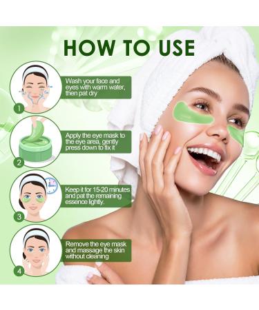 60 Pi ces Patch Yeux Anti Cernes Masque pour les Yeux Aloe Vera Nourrit et lisse le contour des yeux R duit les Cernes Sous les Yeux et les Signes de Fatigue pour tous types de peau WZTLUHUIYM - Buy Online on GoSupps.com