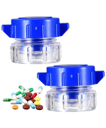 XxinXrongPill Crusher for Tablets 2 Pcs Pill Grinder for Tablets Portable Tablet Crusher for Pills Mini Pill Pulverizer Tablet Grinder Pill Splitter for Small Large Tablets