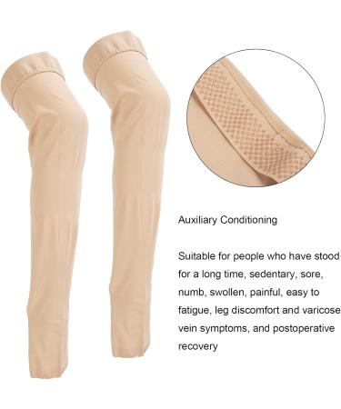 Buy Tita-Dong Bei-Colored High Compression Stockings for Varicose Veins - Open Toe 23-32 mmHg 3XL - Ideal for Men & Women - International Shipping Available - Buy Online on GoSupps.com