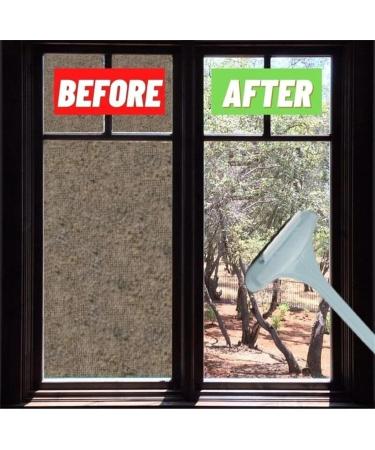 2 in 1 Mesh Cleaner Brush Window Screen Cleaner Brush 2 in 1 Multifunctional Screen Brush Window Screen Cleaning Brush with Scraper Wet & Dry Dual Purpose (ABCD) - Buy Online on GoSupps.com