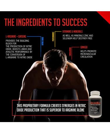ArginMax Men 180 Capsules - Daily Wellness for Enhanced Vitality & Performance - Buy Online on GoSupps.com
