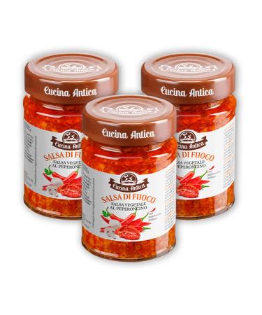 Cucina Antica - Sauce au Feu - 3 Pots de 190 g