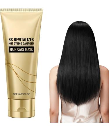  EUBEISAQI Moisturizing Mask for Curly Hair - 100g Natural Deep Moisturizing Mask | Fast Acting Hair Care - Fast Smoothing Night Express Care - Buy Online on GoSupps.com