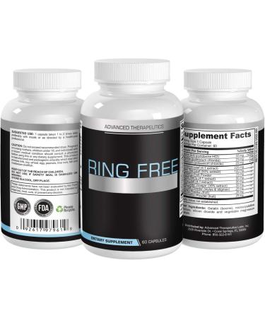 Ring Free Tinnitus Relief Supplement. End Tinnitus Naturally and Ear Ringing. 60 Capsules of The Most Powerful Tinnitus Supplements on The Market. 60 Capsules per Anti Tinnitus Bottle. Stop Tinnitus - Buy Online on GoSupps.com