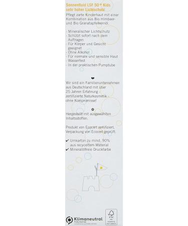 Eco Cosmetics Kids Sunspray SPF50+ | Waterproof Vegan Microplastic-Free Natural Sunscreen | 100ml Face & Body Formula - Buy Online on GoSupps.com
