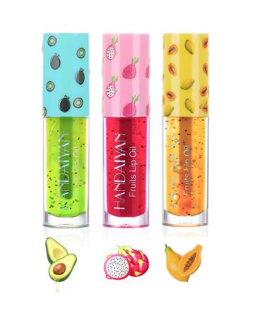 SOMGKINE Lip gloss oil moisturizing lip gloss moisturizing lip gloss long lasting fruit lip care products for moisturizing lips long lasting and transparent moisturizing lip oil gloss