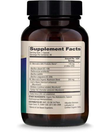 Dr. Mercola Complete Spore Restore - 4 Billion CFU Probiotic Capsules | 90 Count - Buy Online on GoSupps.com