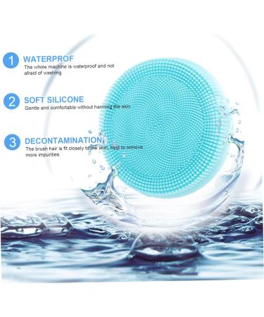 Beaupretty Pore cleanser Face Clean Face Washing Brush Face Cleaner Brush Deep Cleansing Brush Face Brush Pore Cleaner Face Scrubber Facial Cleanser Silica Gel - Buy Online on GoSupps.com