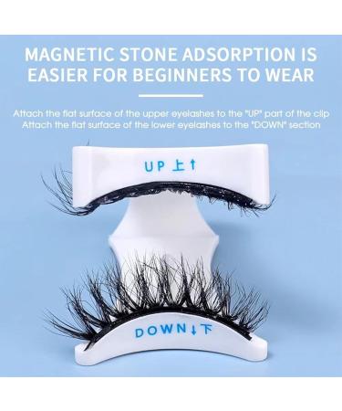 Magnetic Eyelashes 1 Pair of Cat Eye Magnetic False Eyelashes Reusable Natural Magnetic Eyelash Set with Applicator No Glue Need Long Lasting and Strong Hold on Eyelashes Easy to Wear and Remove - Buy Online on GoSupps.com