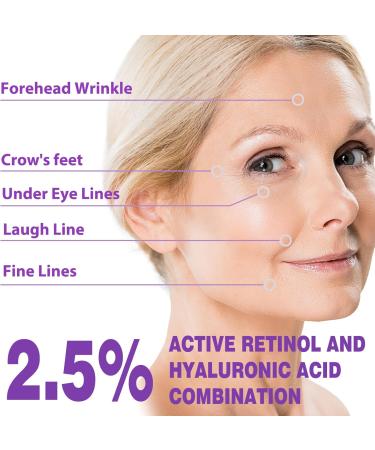 Retinol Moisturizer Cream COMPATH Anti-aging Wrinkle Night/Day Cream for Eye and Face Reduces Wrinkles and Fine Lines with 2.5% Active Retinol Hyaluronic Acid (1.7FL(Oz)) - Buy Online on GoSupps.com
