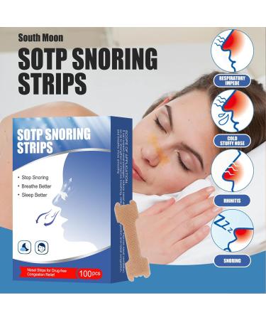 100ct Better Breathe Nasal Strips - Drug Free Snoring Solution for Instant Relief from Snoring, Improve Sleep, and Clear Nasal Congestion - Buy Online on GoSupps.com