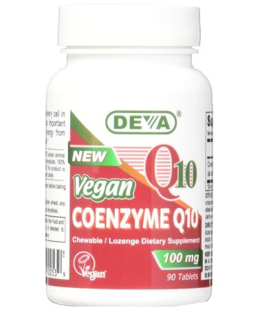 Deva Vegan Coenzyme Q10 100 mg 90 Tablets