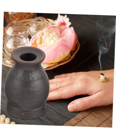 OHPHCALL 1 Set Body Caring Tool Massaging Supply Heat Insulation Wormwood Tool Scraping Tool Scraping Pot Moxibustion Massage Can Moxibustion Tin Neck Cloth Moxibustion Pot - Buy Online on GoSupps.com