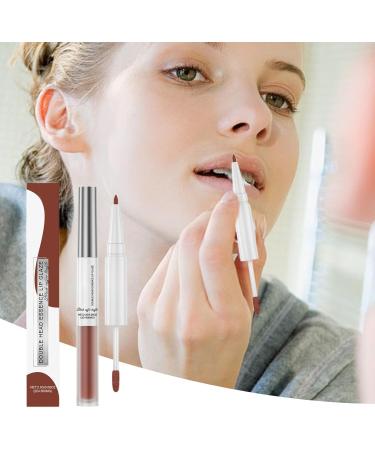 Lip pencil and lip gloss set combined lip pencil and lipstick set dual-ended lipstick and lip pencil lip pencil dual-ended lip pencil - Buy Online on GoSupps.com