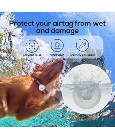 Buy PKQtop Protective Cover for Apple Airtag - Silicone Case for Dog Collar & School Bag - Anti-Lost Locator Accessory - Buy Online on GoSupps.com