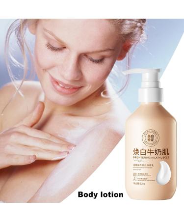 ZONEWD Skin Brightening Cream 200ml Brightening Body Lotion Smoothing Moisturizing Skin Lightening Cream Nourishing Brightening Lotion for Uneven Complexion - Buy Online on GoSupps.com