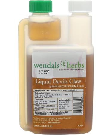Wendals Dog Liquid Devils Claw Root - 250ml - Buy Online on GoSupps.com