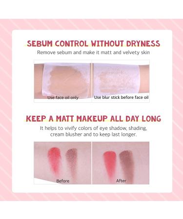 Korean Makeup Blur Stick Face Primer for Pores & Energized Eye Makeup - Calamine Base for Oily & Acne Prone Skin - Buy Online on GoSupps.com