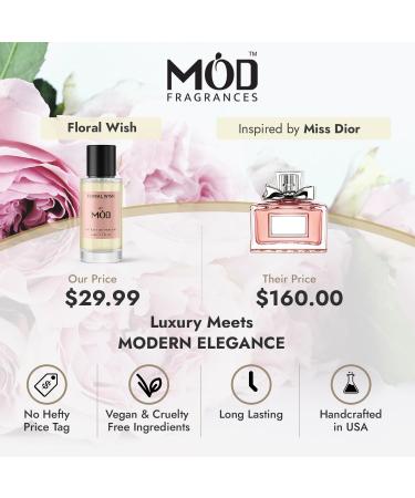 Mod Fragrances Floral Wish Perfume For Women Inspired By Miss D'ore Perfume Dupe Long Lasting Floral Amber Fragrance Extrait De Parfum 50ml - Buy Online on GoSupps.com