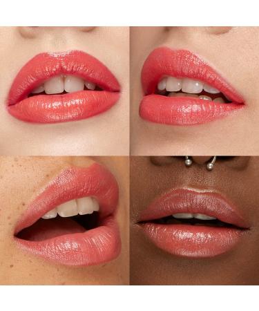 Kiko MILANO Glossy Dream Sheer Lipstick 210 - Coral Lipstick with Semi-Sheer Lip Shine | Cruelty Free Professional Makeup from Italy - Buy Online on GoSupps.com