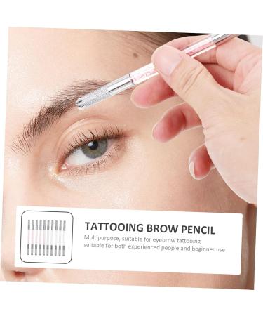 Didiseaon Microblading Pen 10pcs Crystal Eyebrow Pencil Brow Embroidery Pens Dual End Abs Multifunction Holder - Buy Online on GoSupps.com