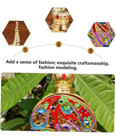minkissy 1pc Fragrance Bottling Storage Bottle Antique Perfume Bottle Chic Perfume Bottle Bulk Essential Oils Essential Oil Holder Empty Bottle Travel Alloy Glass Bottle Cosmetic - Buy Online on GoSupps.com