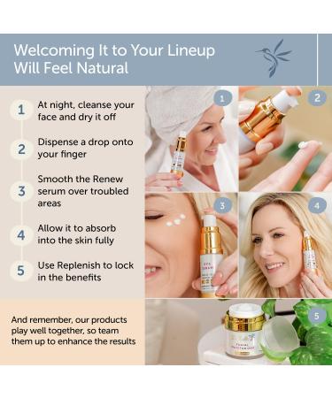 Renew Vegan Under Eye Serum | Dark Circles Puffiness & Aging Skin Relief | 0.5 oz - Buy Online on GoSupps.com