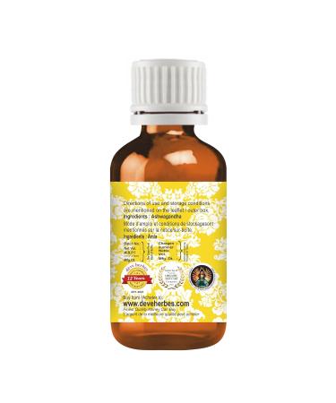 Deve Herbes Ashwagandha Oil (Withania somnifera) | Infused | Pure | Non-Sticky | Lightweight | For Facial Care | Men & Women | 10ml (0.33 oz) - Buy Online on GoSupps.com