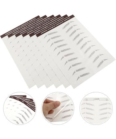Beavorty 48 pcs eyebrow stickers 3d stickers Makeup Brow eyebrows Eyebrow Tattoos Stickers 4d shaper cosmetic - Buy Online on GoSupps.com