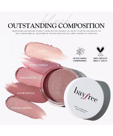 Buy Bayfree Multi Glow Balm - Rouge for Natural Shine Long-Lasting Blush Vegan - Nude Gardenia 17.86g | International Shipping Available - Buy Online on GoSupps.com