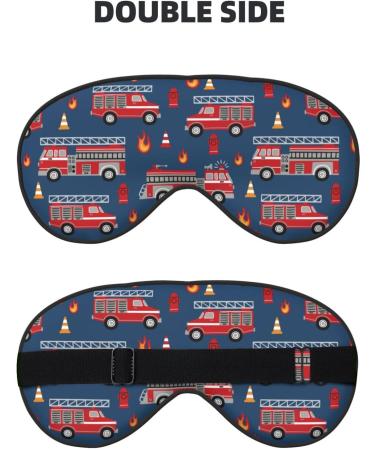 Buy Fire Truck 1 Sleep Mask - Adjustable Double-Sided Soft Eye Covers for Perfect Sleep & Reduced Eye Edema - International Shipping Available - Buy Online on GoSupps.com