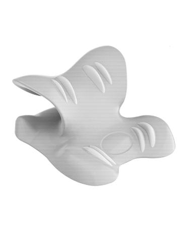 Neck Pillow Cervical Massager Neck Cervical Corrector Neck and Shoulder Relaxer C-Shaped Traction Support Massage Pillow Special Pillow for Acupressure Gray 9.6x8.3x5.1in