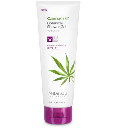Andalou Naturals CannaCell Shower Gel, Ritual, 8 Ounces Ritual 8 Fl Oz (Pack of 1)