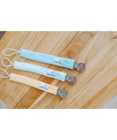 Binky Clip 3 Pack Set - Bennie by Copper Pearl | Stylish and Secure Pacifier Holder - Buy Online on GoSupps.com