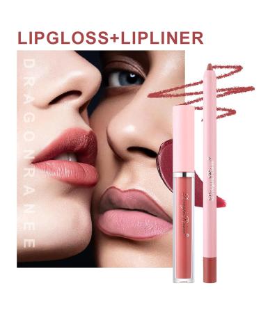 Shop 6 Matte Liquid Lipsticks & Matching Lip Liner Kit - Waterproof Long-Lasting Makeup Gift for Women & Girls - Buy Online on GoSupps.com