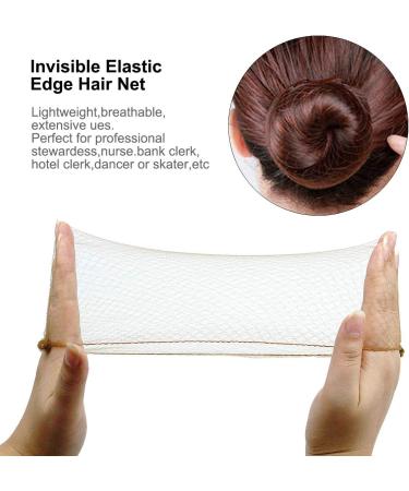 Bezavea 30Pcs Invisible Hair Nets for Girls & Women - Gold Ballet Bun Net for Dance, Catering, and Nursing - Buy Online on GoSupps.com