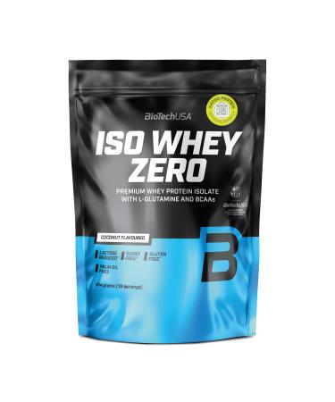 BioTechUSA Iso Whey Zero | Premium Whey Protein Isolate | Grass-Fed | Enzyme-Free | Sugar- and Gluten-free 454 g Coco