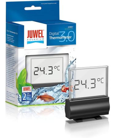 Juwel Aquarium Digital Thermometer 3.0 - Black & Transparent | Accurate Temperature Monitoring for Aquariums - Buy Online on GoSupps.com