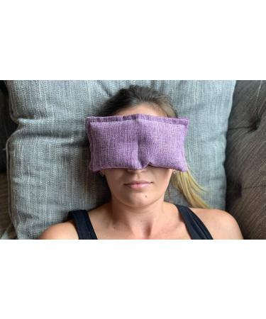 Organic Flaxseed Yarrow & Hops Eye Pack | Aromatherapy Microwaveable Wrap | Relieves Sinus & Headache | Berry Fields Scented - Buy Online on GoSupps.com