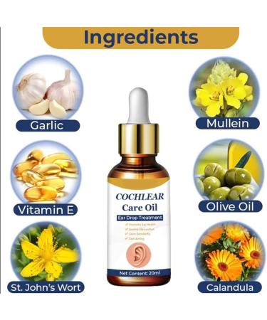 Cochlear Care Oil - German Tinnitus Relief Drops (3PCS) - Buy Online on GoSupps.com