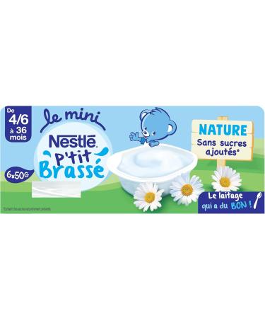P'tit brewed mini nature without added sugars - from 4/6 months - 6 x 50 g - Buy Online on GoSupps.com