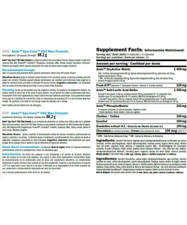 Epo-Core VO2 Max 120 Caps - Boost Endurance & Performance | International Shipping Available - Buy Online on GoSupps.com