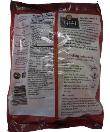 Simply Asia Thai Kitchen Instant Rice Noodle Soup | Gluten Free | 3 Flavor 9 Bag Variety (3) each: Spring Onion  Garlic Vegetable  Lemongrass Chili (1.6 Ounces) Plus Recipe Booklet Bundle - Buy Online on GoSupps.com