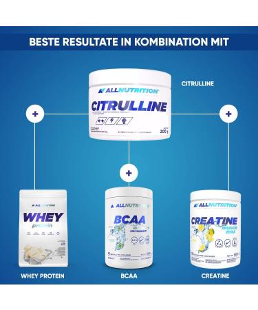 All-Nutrition Citrulline Malate 200g - Delicious Raspberry-Strawberry Flavored L-Citrulline for Enhanced Performance | International Shipping Available - Buy Online on GoSupps.com