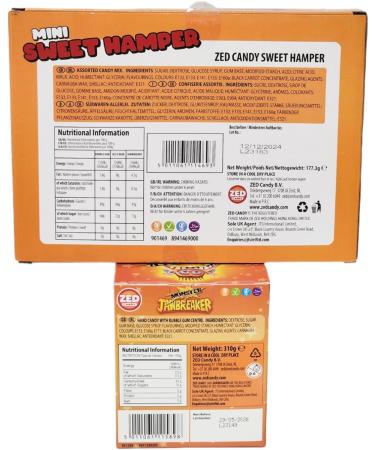 Zed Candy Mini Sweet Gift Hamper & Monster Jawbreaker Gift Set: A Sweet Delight for All Occasions 487gram - Buy Online on GoSupps.com