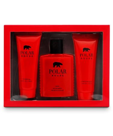 Mens Cologne Gift Set - INSPIRED by PL'S RED Cologne For Men - Ginger Clary Sage Rich Woods - Perfume After Shave Shower Gel - (3.4 fl oz / 100 ml each) - Buy Online on GoSupps.com