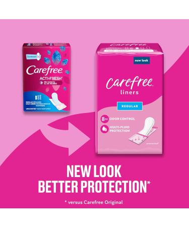 Pure Protein Powder Whey High Protein Low Sugar Gluten Free Vanilla Cream 1.75 lbs & Carefree Panty Liners Regular Liners Wrapped Unscented 54ct (Packaging May Vary) - Buy Online on GoSupps.com